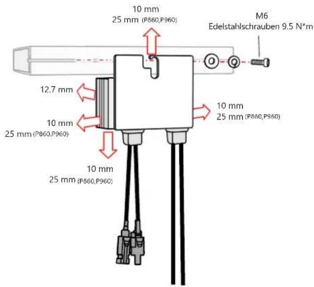 SolarEdge SE100KBE00IBNC4 - Installieren der Optimierer - 3