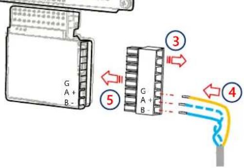 SolarEdge SE100KBE00IBNC4 - Branchement RS485 de plusieurs onduleurs - 4