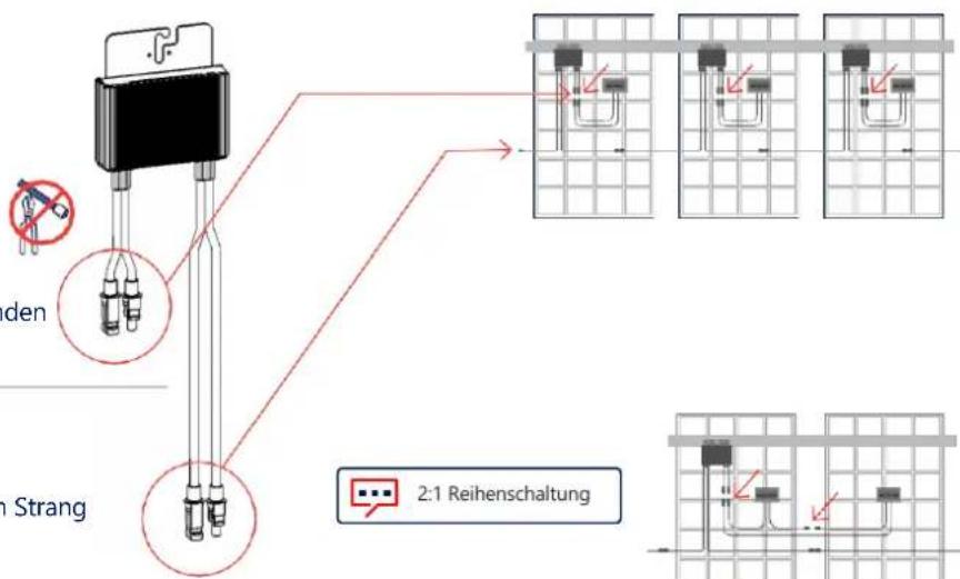 SolarEdge SE100KBE00IBNC4 - Installieren der Optimierer - 3