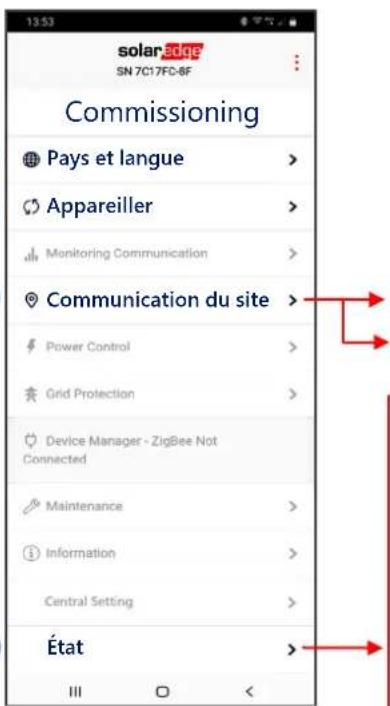 SolarEdge SE100KBE00IBNC4 - Mise en service de l'onduleur maître Synergy Manager - 5