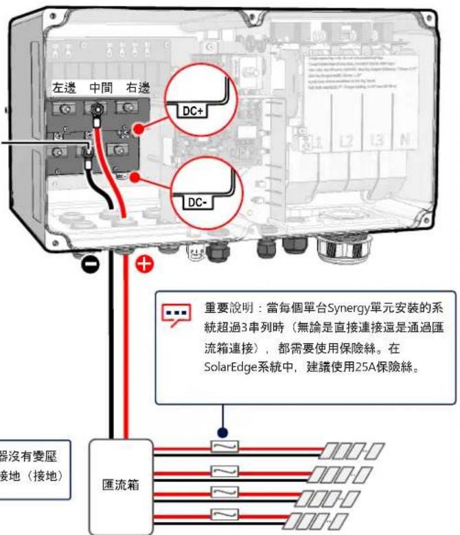 SolarEdge SE100KBE00IBNC4 - 通過單個DC輸入連接PV串 - 5