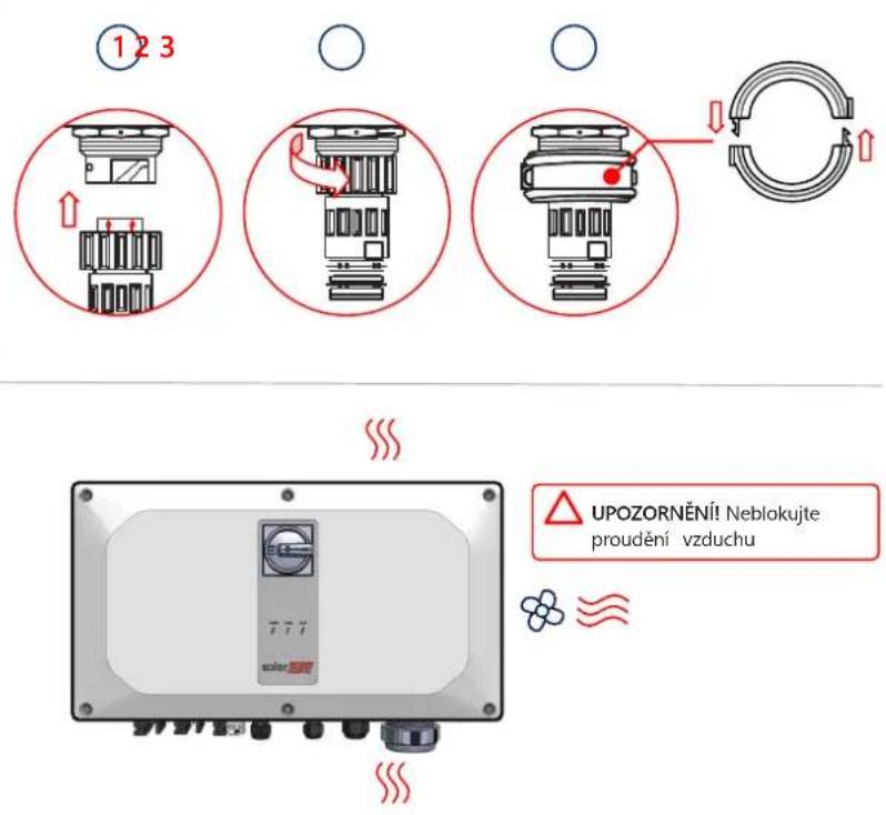 SolarEdge SE100KRW00IBNQ4 - Připojení propojovacích kabelů - 2