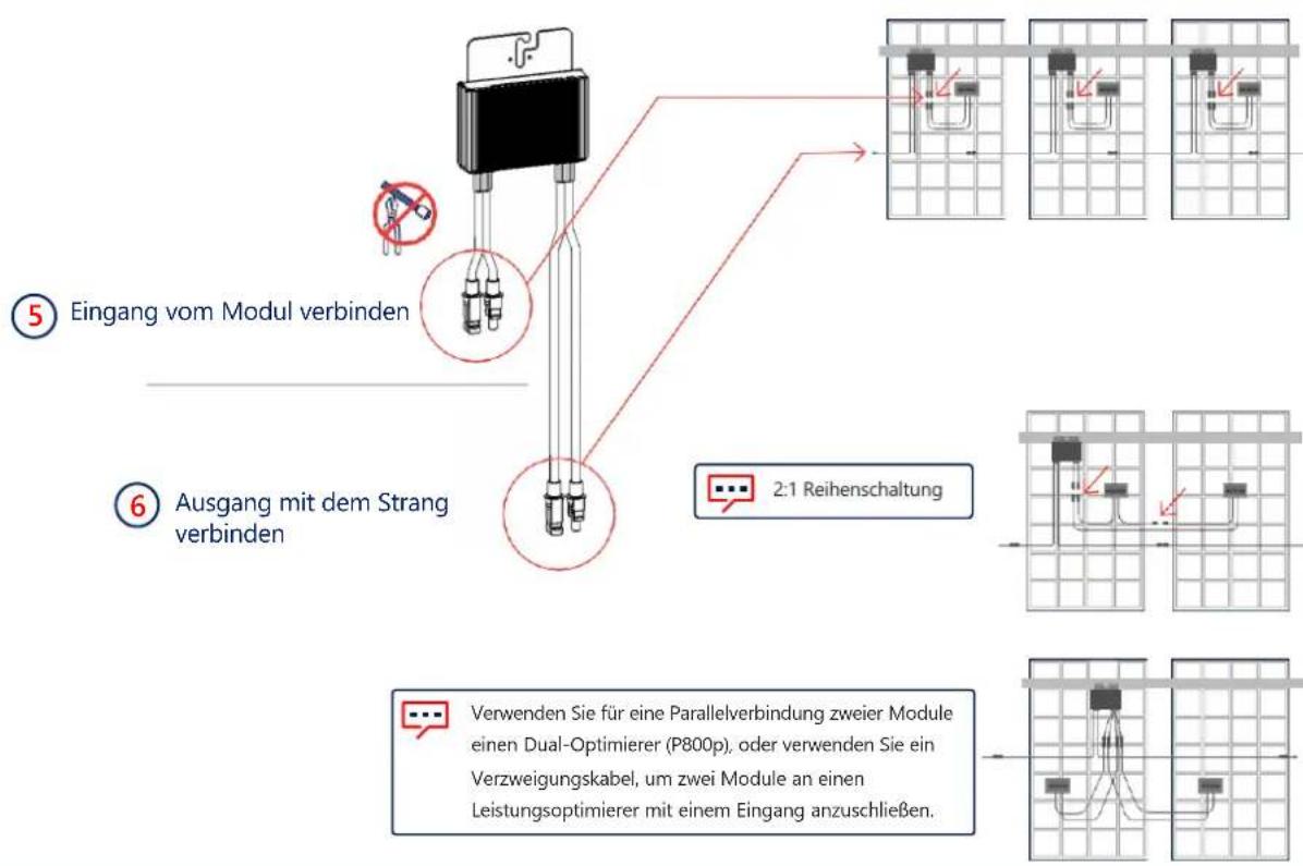 SolarEdge SESUKRW00INNN4DG - Installieren der Optimierer - 1
