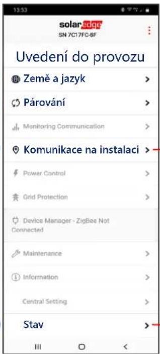 SolarEdge SE66.6KRW00IBPM4 - Uvedení primárního měniče do provozu - 2