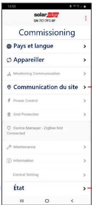 SolarEdge SE66.6KRW00IBPM4 - Mise en service de l'onduleur maître Synergy Manager - 2