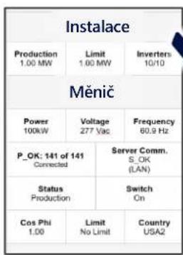 SolarEdge SE120KSYNERGYSET - Uvedení primárního měniče do provozu - 4