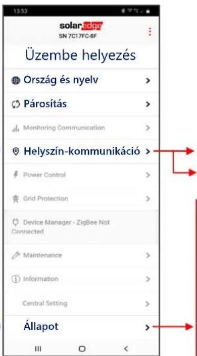 SolarEdge SE90KRW00IBNQ4 - Az irányió inverter üzembe helyezése - 2