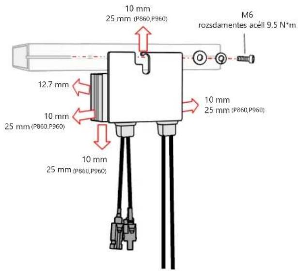 SolarEdge SE90KRW00IBNQ4 - A teljesítményoptimalizálók telepítése - 2