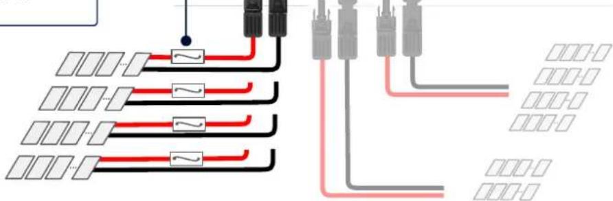 SolarEdge SE90KRW00IBNM4 - Anschlieben der PV-Strange - 5