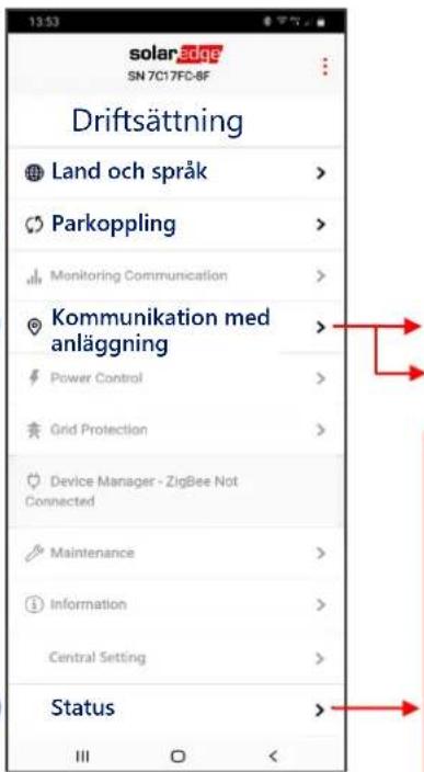 SolarEdge SE90KRW00IBNM4 - Driftsätting av primär växelriktare - 3