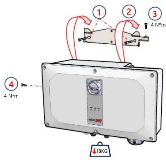 SolarEdge SE66.6KRW00IBNQ4 - Montaje de las unidades - 1