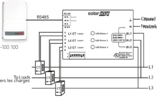SolarEdge SEMTR3Y400VA - SE-MTR-3Y-400V-A - 1