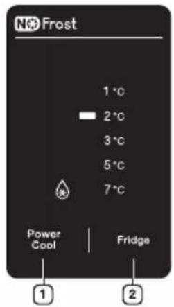 SAMSUNG RT31FAREDWW - UTILISATION DU PANNEAU DE COMMANDE (MODELE AVEC AFFICHAGE) - 1