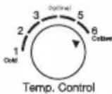 SAMSUNG RT31FAREDWW - Definição da temperatura do frigorífico - 3