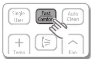 SAMSUNG AR24HPFNCWKNSG - Utilisation de la fonction Confort (Comfort) - 1