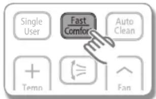 SAMSUNG AR24HPFNCWKNSG - Utilisation de la fonction Rapide - 1