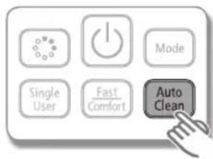 SAMSUNG AR24HPFNCWKNSG - Appuyer sur la touche Auto Clean. - 1