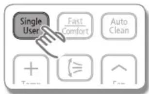 SAMSUNG AR24HPFNCWKNSG - Utilisation de la fonction Utilisateur Seul - 1