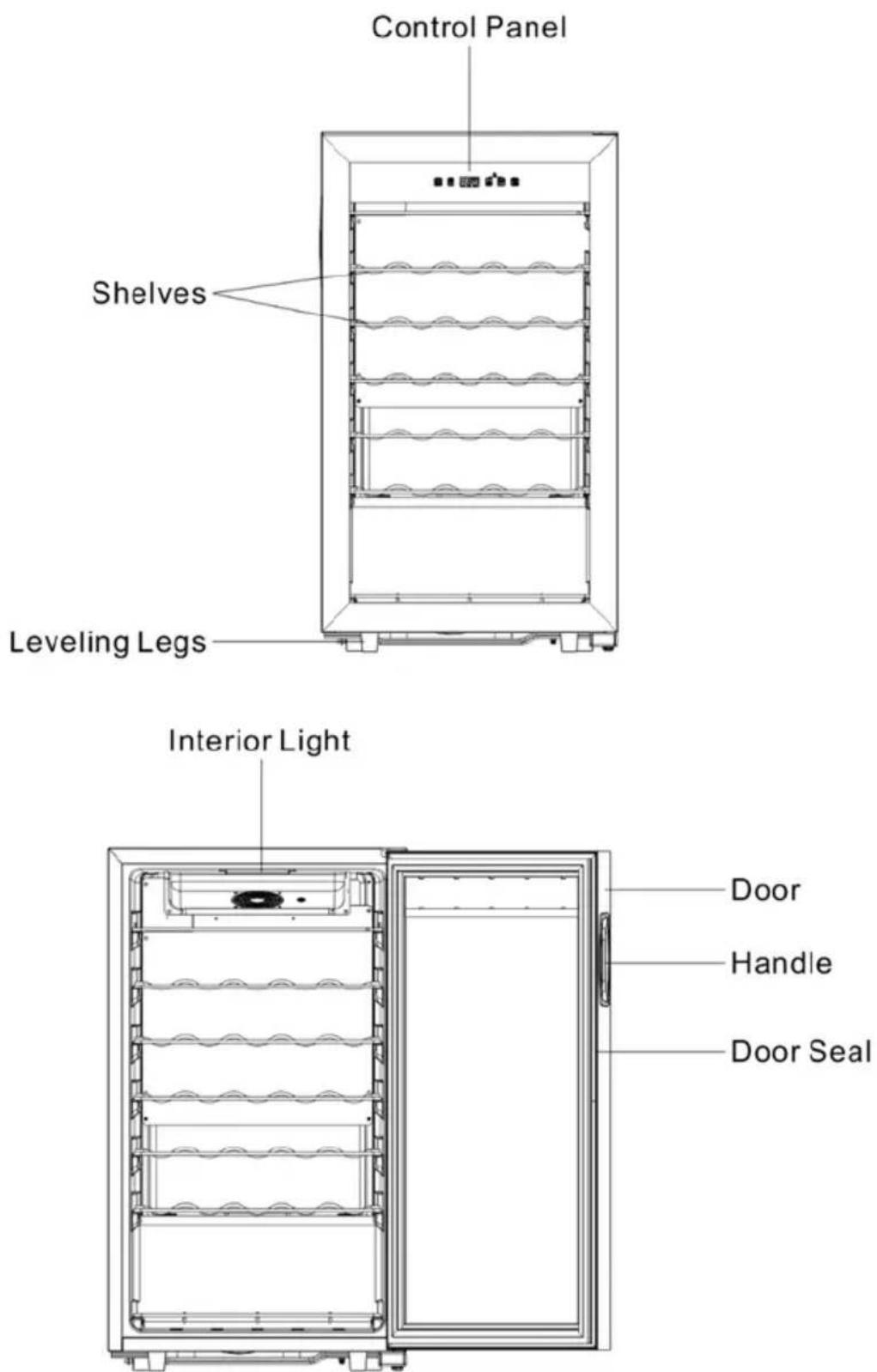 NewAir NWC033SS01 - PARTS LIST - 1