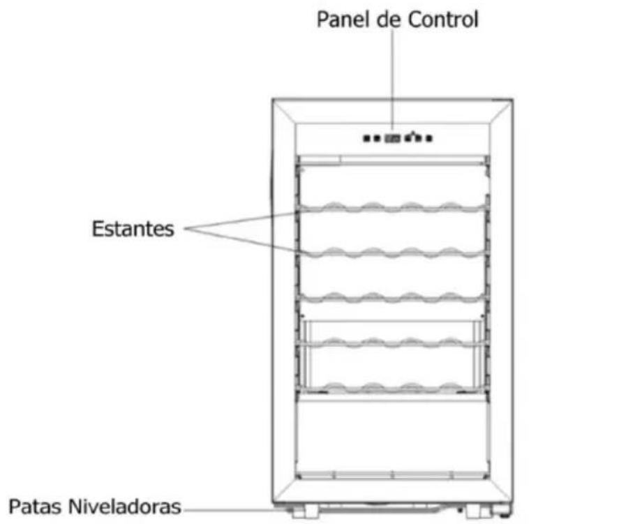 NewAir NWC033SS01 - LISTA DE PIEZAS - 1