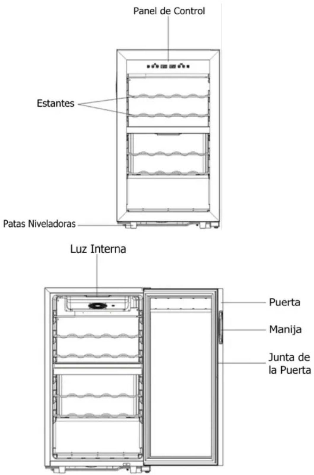 NewAir NWC043SS00 - LISTA DE PIEZAS - 1