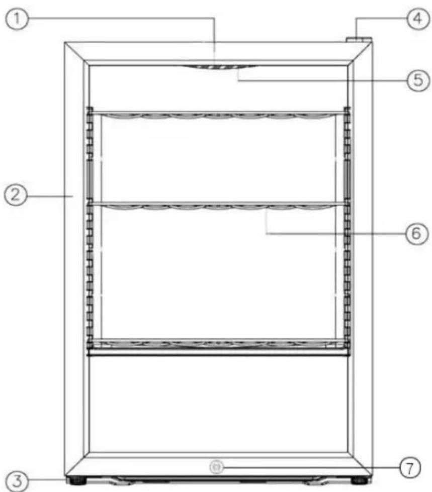 NewAir AB850B - PARTS DIAGRAM - 1