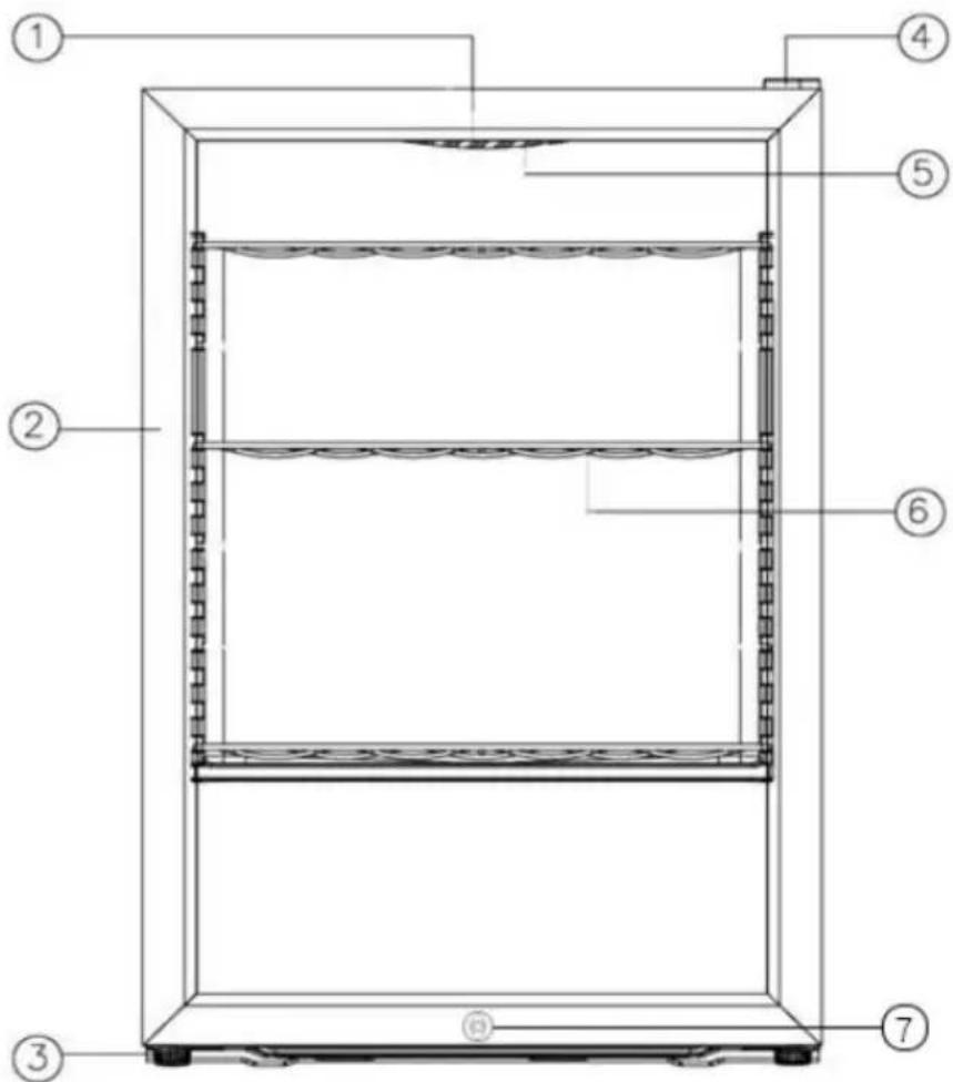 NewAir AB850B - DIAGRAMME DES PIÈCES - 1