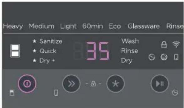 Fisher & Paykel DD24DT2NX9 - Annulation d'un lavage - 1