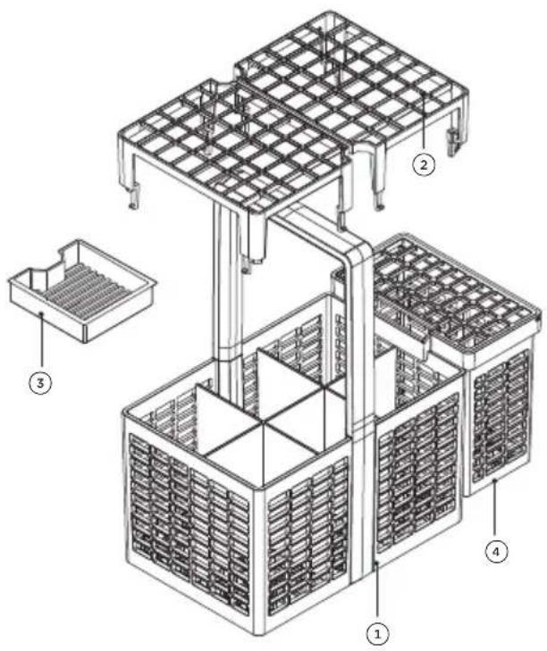 Fisher & Paykel DD24DT2NX9 - Panier à ustensiles - 1