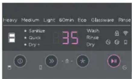 Fisher & Paykel DD24DT2NX9 - Réglage d'un programme de lavage - 4