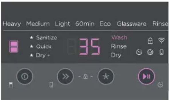 Heavy Medium Light 60min Eco Glassware Rinse * Sanitize * Quick * Dry + 35 Wash Rinse Dry