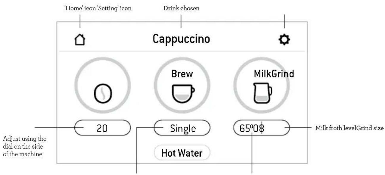 BREVILLE the Oracle Touch - DRINK SCREEN - 1