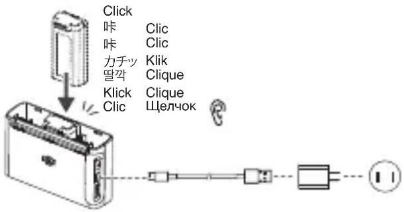 Click 咔 Clic 咔 Clic カチツ Klik 딸각 Clique Klick Clique Clic Щелчок