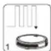 ProfiCare PCBSR 3108 - Boutons de la télécommande - 1