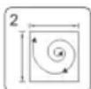 ProfiCare PCBSR 3108 - Boutons de la télécommande - 2