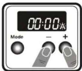 00:00* Mode - +