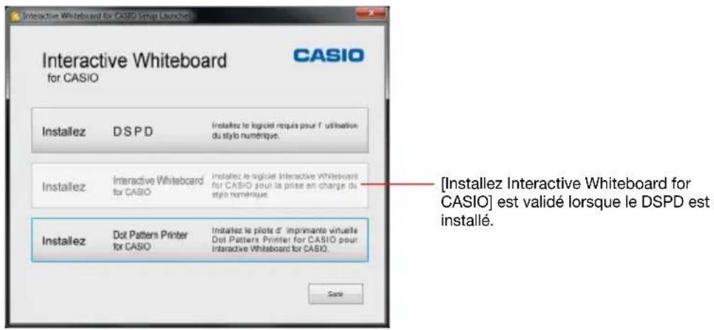 CASIO YAW72M - Ouvrez le dossier « setup\_fr » du logiciel du tableau interactif, puis double-cliquez sur « CASIO\_InteractiveWhiteboardsetup.exe ». - 1