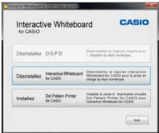 CASIO YAW72M - Pour installer le DSPD - 1