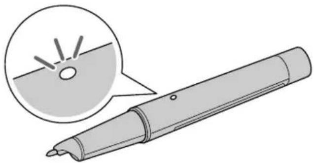 CASIO YAW72M - Témoin de fonctionnement du stylo numérique - 1