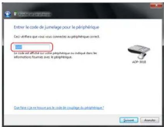 CASIO YAW72M - Sélectionnez « ADP-301B » puis cliquez sur [Suivant]. - 2