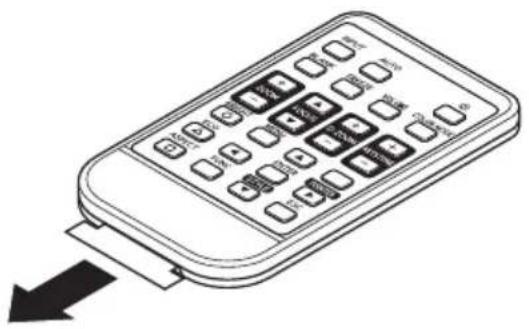 CASIO XJS33 - Préparation de la télécommande - 1