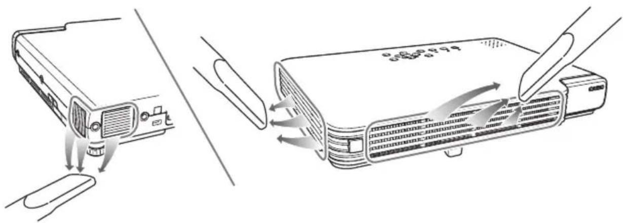 CASIO XJS53 - Nettoyage des entrées et sorties d'air - 1