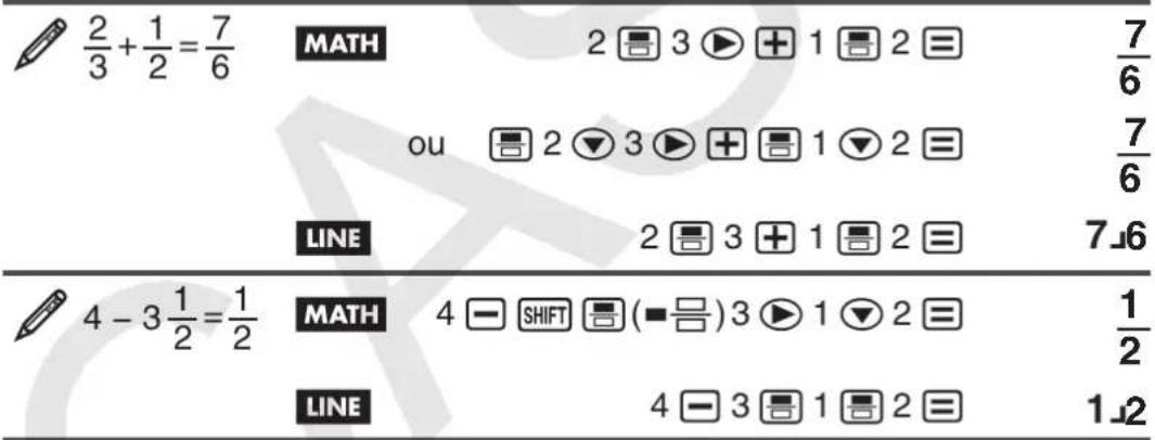 CASIO fx991ES PLUS C - @lculs de fractions - 1