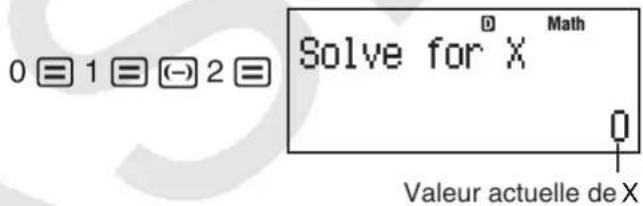 CASIO fx991ES PLUS C - Utilisation de SOLVE - 4