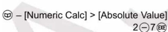 CASIO fx570CW - Absolute Value - 1