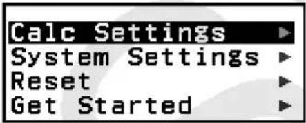 CASIO fx570CW - Utilisation du menu SETTINGS - 1