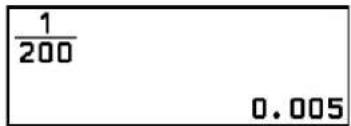 CASIO fx570CW - Calc Settings > Input/Output - 3