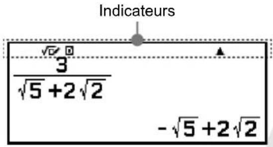 CASIO fx570CW - Indicateurs - 1