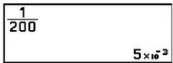 CASIO fx570CW - Calc Settings > Input/Output - 2