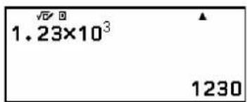 CASIO fx570CW - ×10 ^th Touche (puissance de 10) - 2